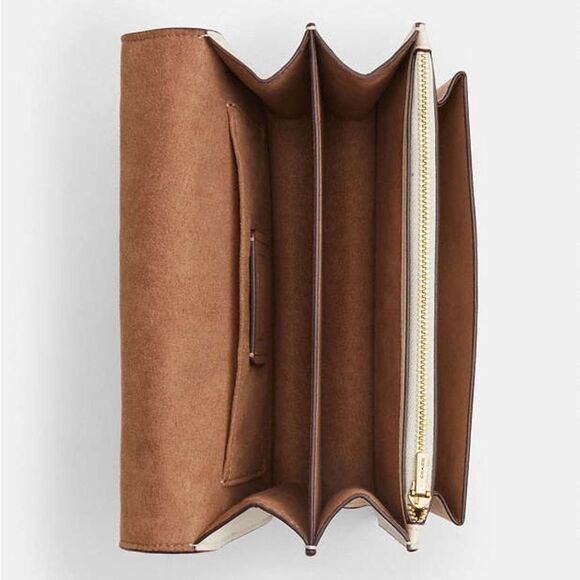 Coach Klare Crossbody Bag In Signature Canvas sand/taupe NWT in packaging - Picture 4 of 9